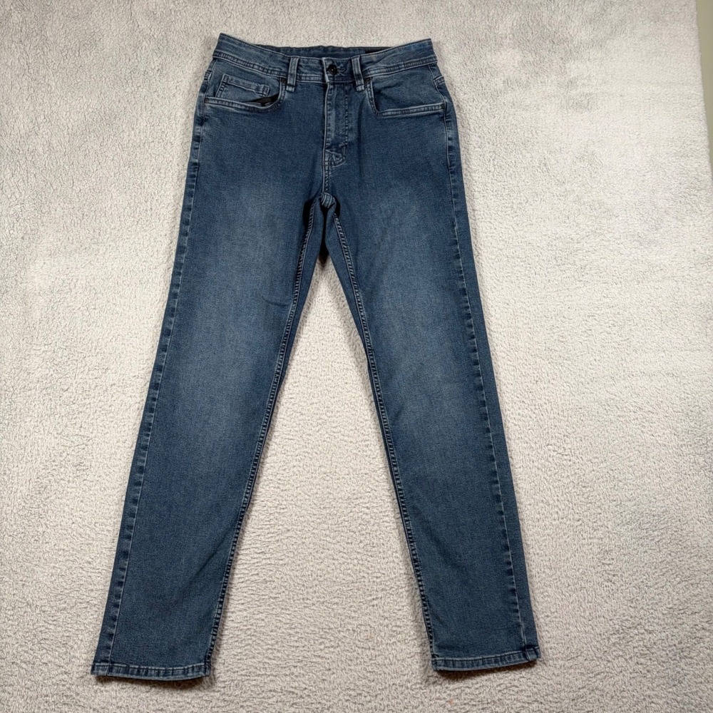 TPJ Athletic‎ Fit Women Blue Denim Jeans Size 28x32 Stretch Comfort
